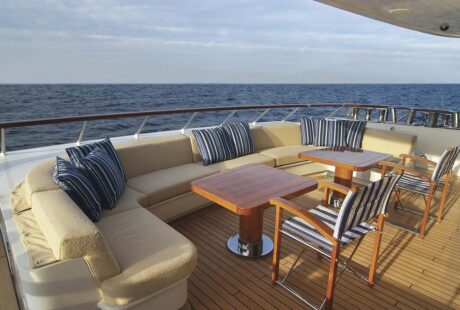 Lady Dee Main Deck Aft Seating Area