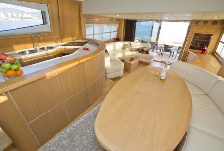 Abacus 70 Salon Looking Aft