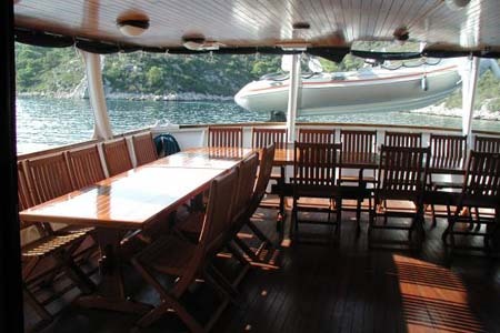 Croatia Cruise Adriatic Queen Aft Deck Dining