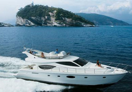 Ferretti 550 Charter Croatia Cruising 1
