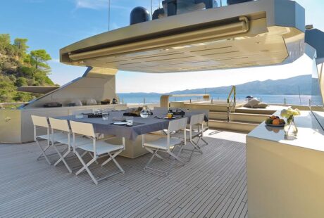 Giraud Luxury Charter Yacht Sundeck