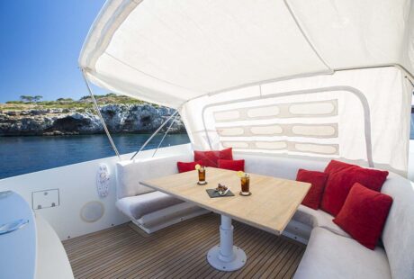 Pershing 90 Tiger Lily Of London Foredeck Seating Awning