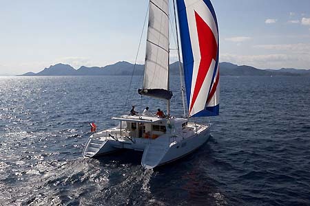 Catamaran Charter Croatia Lagoon 440 Aft