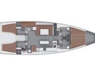 Yacht Charter Croatia Bavaria 55 Layout