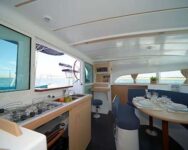 Yacht Charter Greece Catamaran Sailing Lagoon 380 S2 Galley