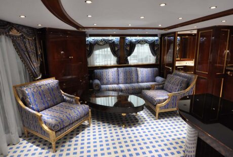 Pida Luxury Charter Yacht Upper Salon