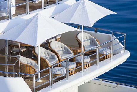 Robusto Luxury Yacht Upper Deck Shade