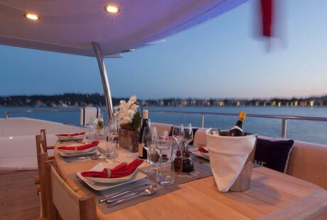 Sunseeker Live The Moment Dinner Is To Be Served