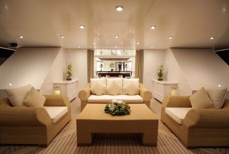 Vera Superyacht Main Deck Aft Lounge