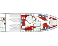 Yacht Chater Croatia Azimut 62 Layout