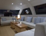 Oyster 125 Twilight Deck Salon Lounge
