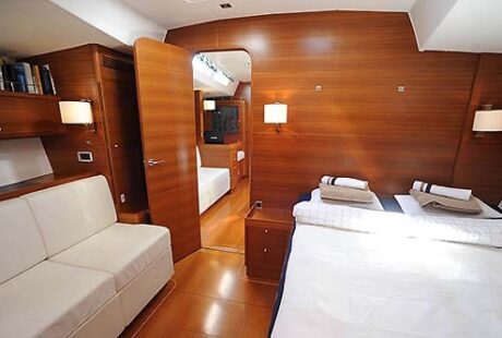 X 65 Sailing Yacht Cabin