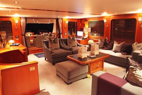 Blue Attraction Salon Looking Aft