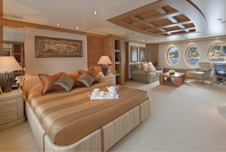 Deja Too Luxury Yacht Master Cabin
