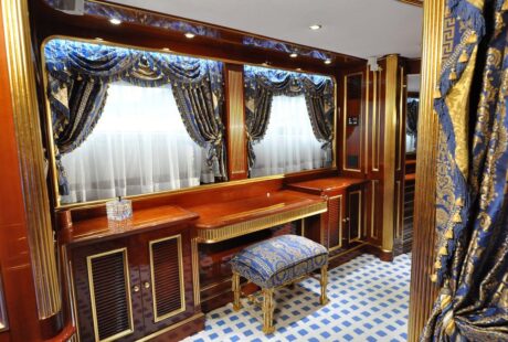 Pida Luxury Charter Yacht Master Stateroom Vanity