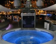 Sea Force One Jacuzzi Night