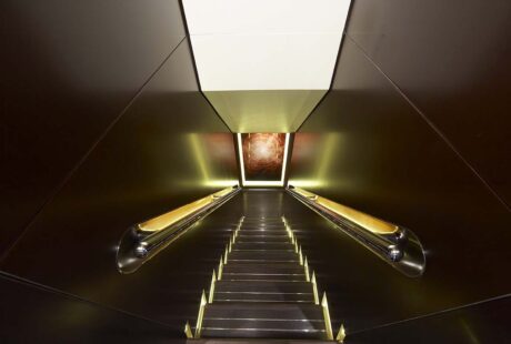 Cyrus One Luxury Charter Yacht Stairs To Lower Level