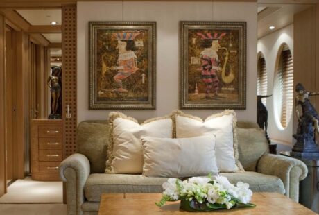 Deja Too Luxury Yacht Master Cabin Lounge
