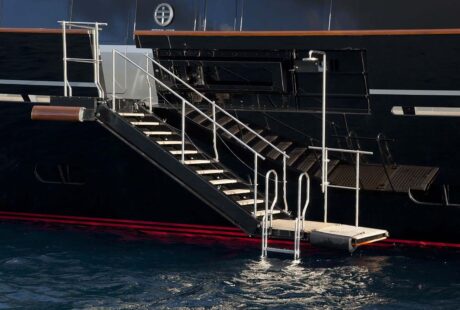 Maltese Falcon Swimming Platform Access
