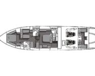 Sunseeker Manhattan 66 Yacht Charter Croatia Layout