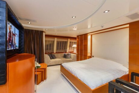 Agram Upper Deck Salon Converted Into Double Stateroom