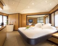 Pershing 90 Tiger Lily Of London Master Stateroom