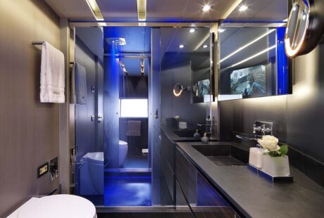 Giraud Luxury Charter Yacht Master Stateroom Bath