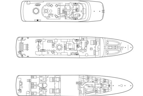 Marla Luxury Charter Yacht Layout