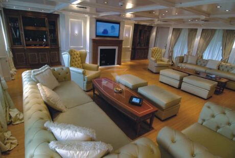 Elegant 007 Master Stateroom Private Lounge Other Angle