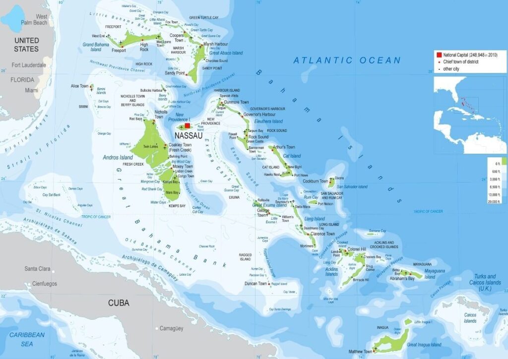 Bahamas Map